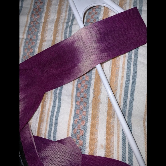 INC ~ sleeveless deep purple blouse - Picture 5 of 9